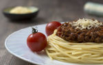 Спагетти болоньезе с фаршем – рецепт с фото