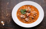 Суп харчо из говядины с рисом по-грузински – рецепт с фото
