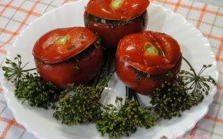 Малосольные помидоры с чесноком рецепт с фото