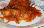 Тушеная рыба в томате с луком и морковью рецепт с фото