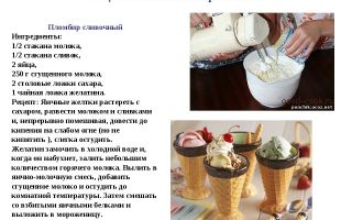 Рецепт домашнего мороженого из сливок и молока рецепт с фото