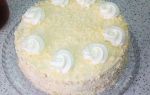 Бисквитный торт с творожным кремом «нежность» рецепт с фото