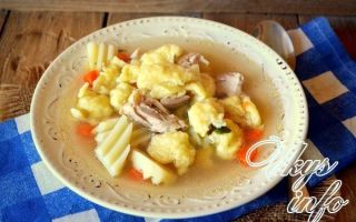 Домашний суп с клецками, 6 самых вкусных пошаговых рецептов с фото