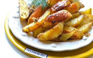 Рецепт картошки по-деревенски на сковороде