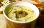 Суп-пюре из шампиньонов с плавленым сыром рецепт с фото
