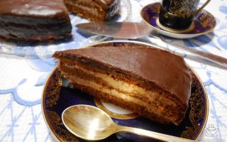 Пражский торт со сгущенкой, классический рецепт с фото